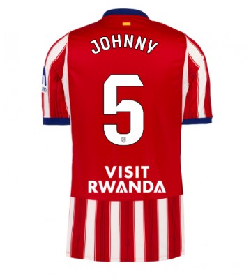 Atletico Madrid Johnny Cardoso #5 Hjemmebanetrøje 2026-27 Kortærmet